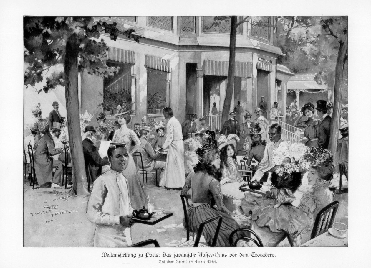 Maison de café javanaise, Trocadéro, Exposition universelle de Paris, 1889 - Ewald Thiel