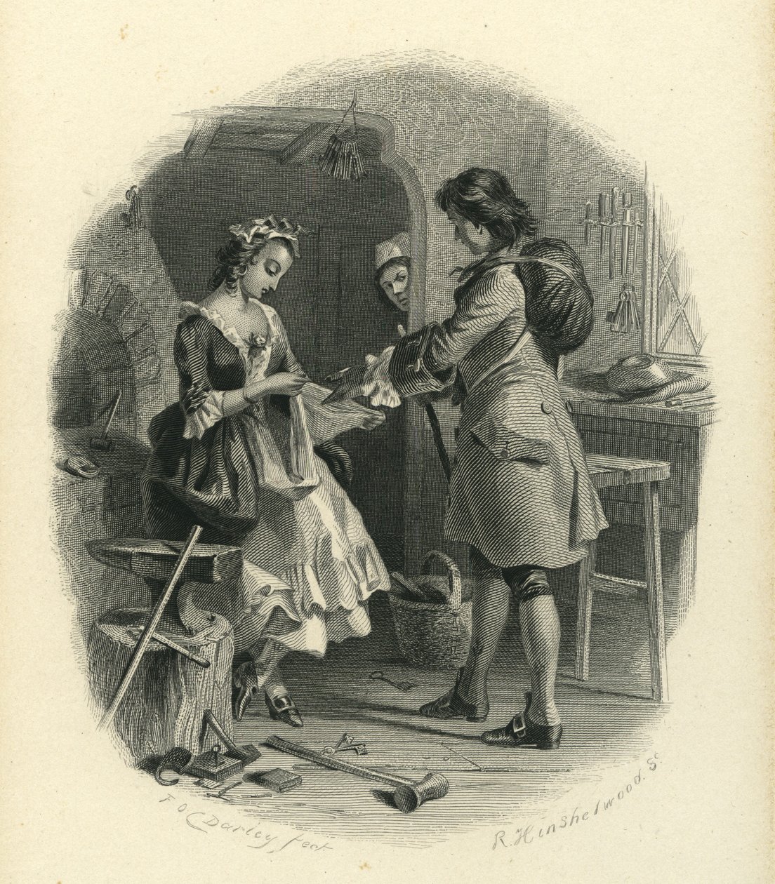 Barnaby Rudge : Dolly Varden et Joe Willet - F.O.C. and McRae, C. John Darley