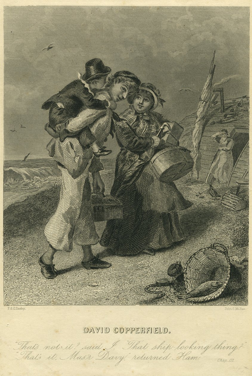 David Copperfield : Ham Peggotty et David Copperfield - F.O.C. and McRae, C. John Darley