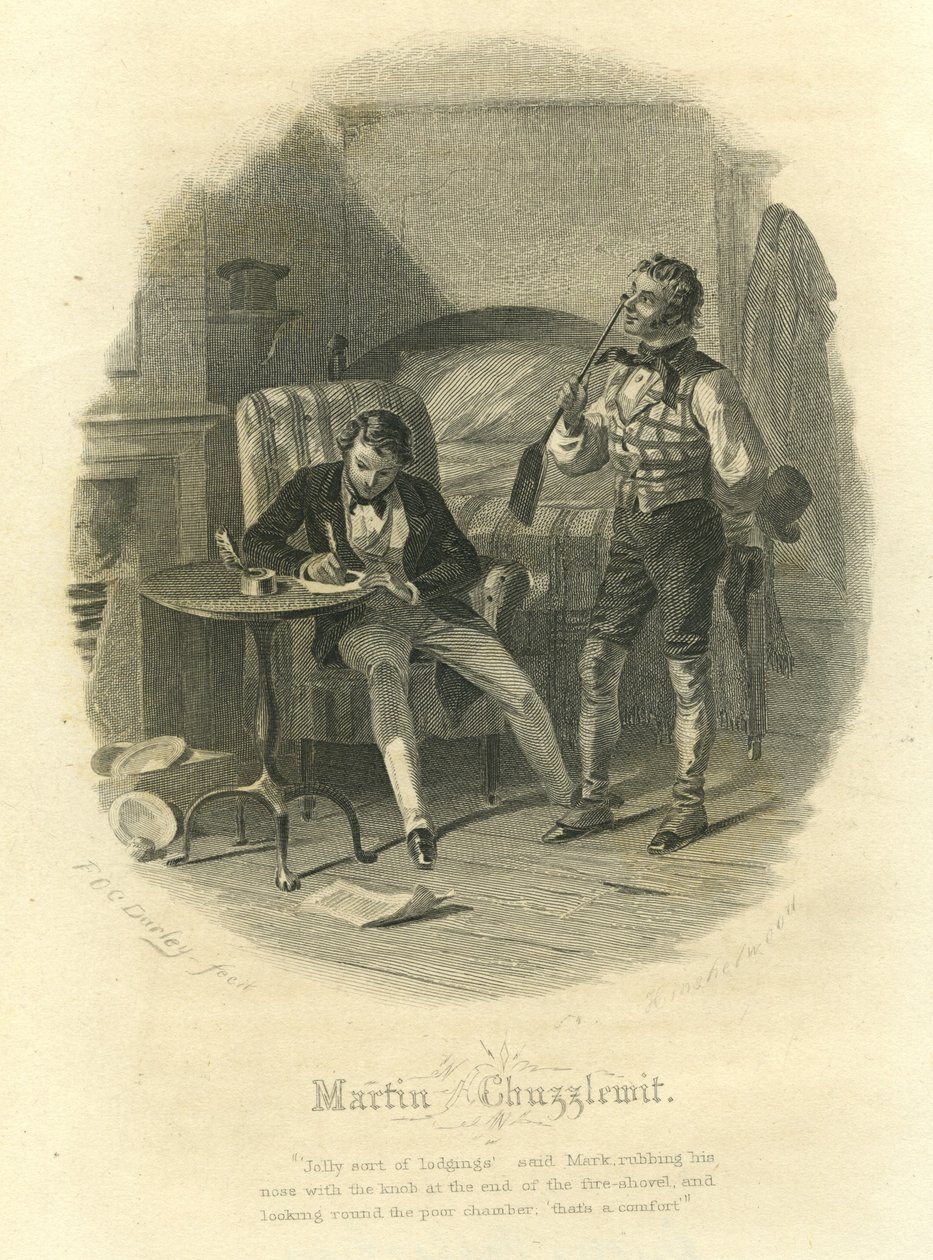 Martin Chuzzlewit : Mark Tapley et Martin Chuzzlewit - F.O.C. and McRae, C. John Darley