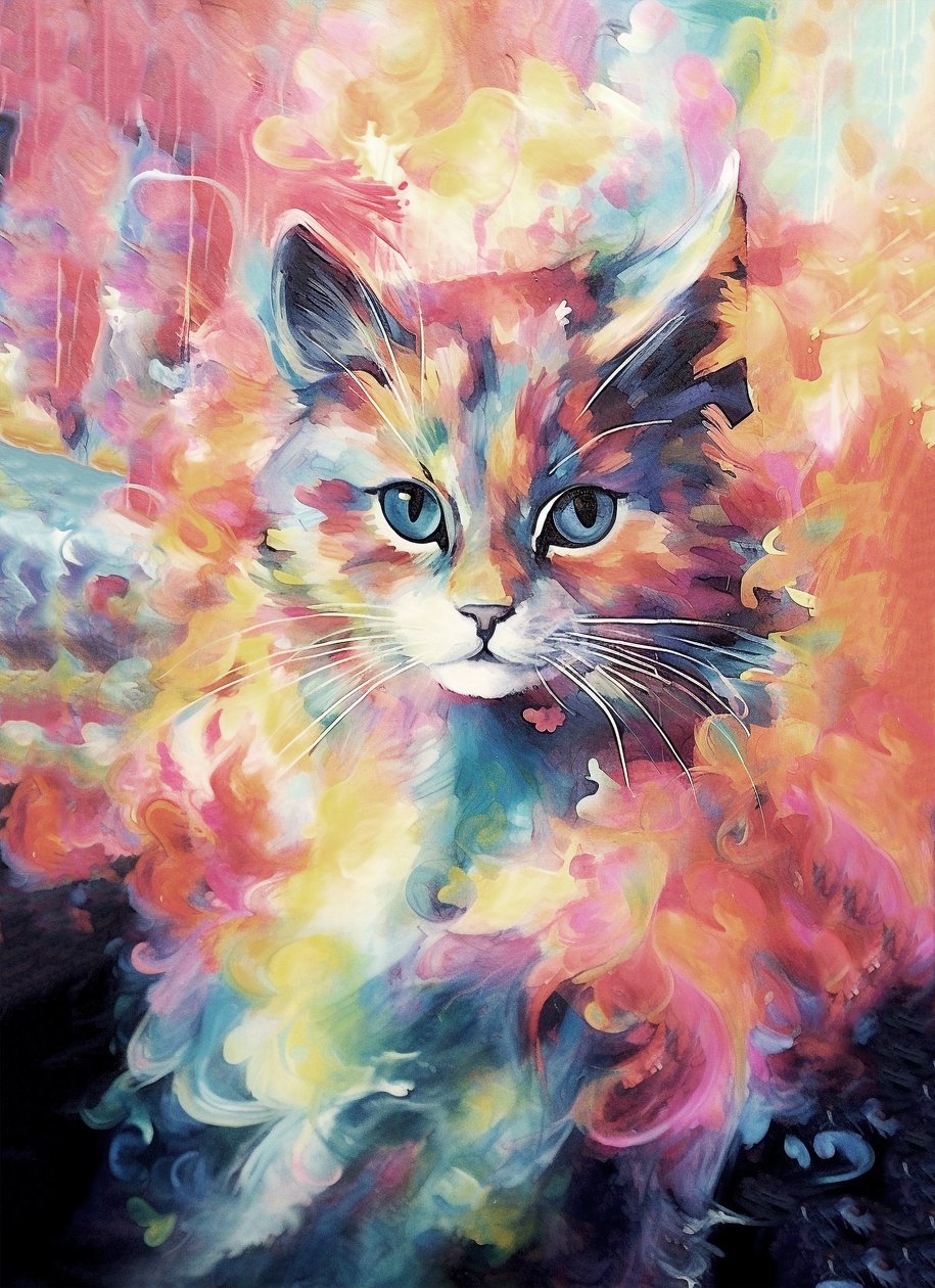 Peinture abstraite d