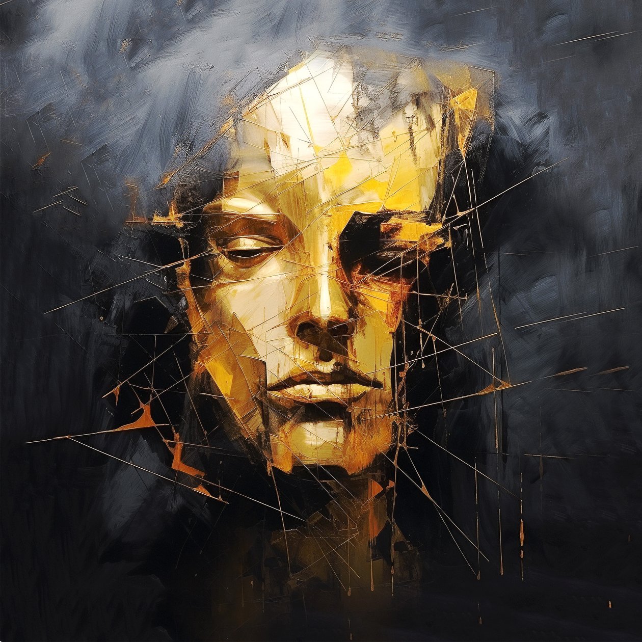 Portrait du visage d