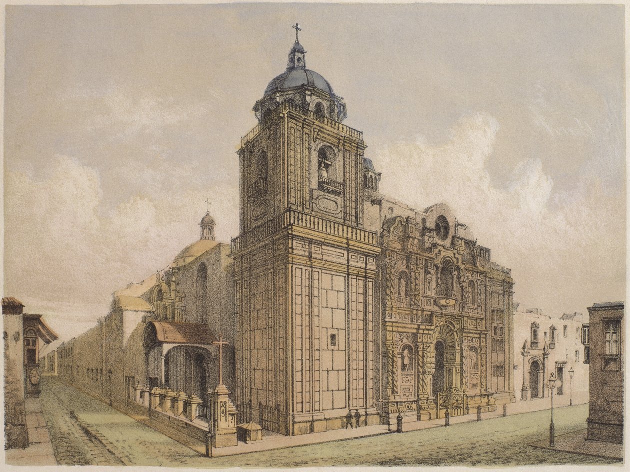 Église de La Merced, Lima, illustration de 