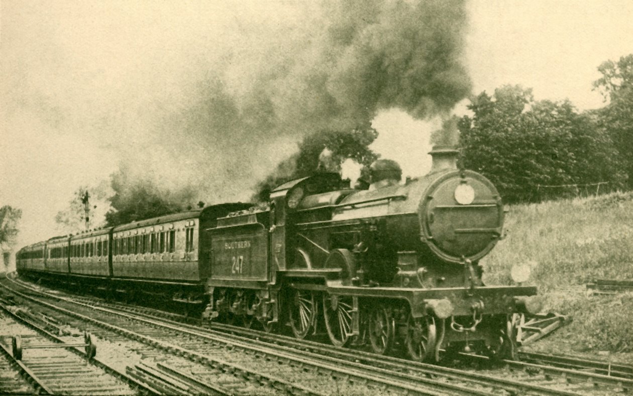 Margate Express, Southern Railway, 1930 - F. E Mackay