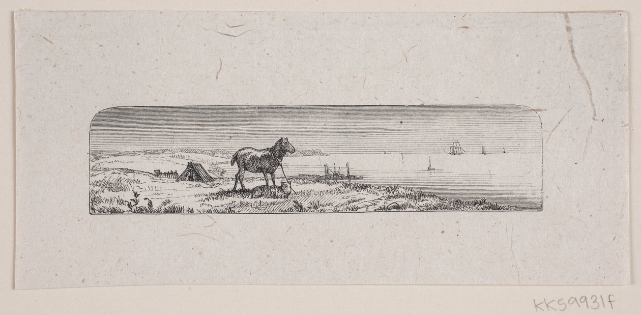 Illustration pour "Les dernières heures", poème de H. J. Greensteen - F. Hendriksen