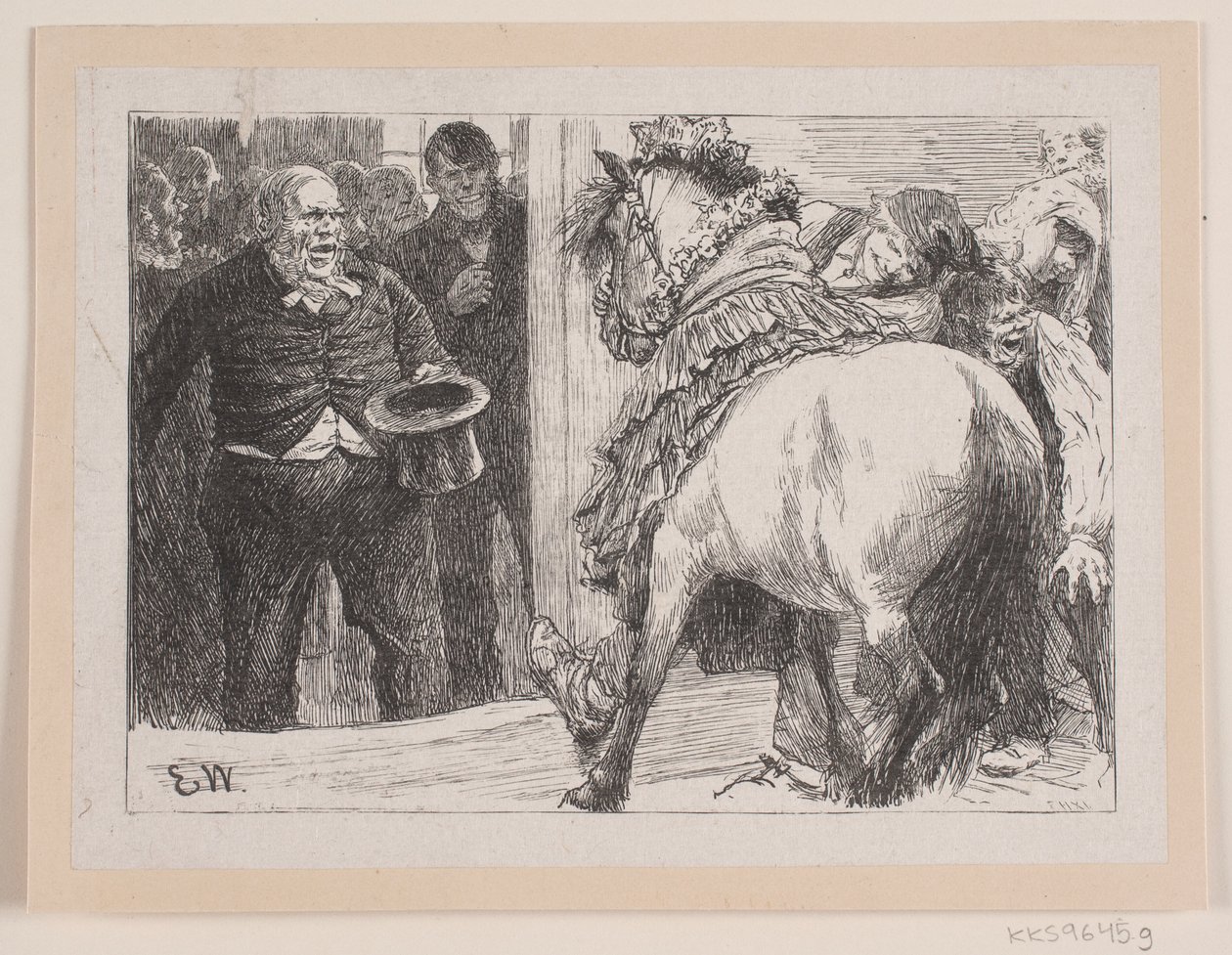 Illustration pour "Herremandsbruden" - F. Hendriksen