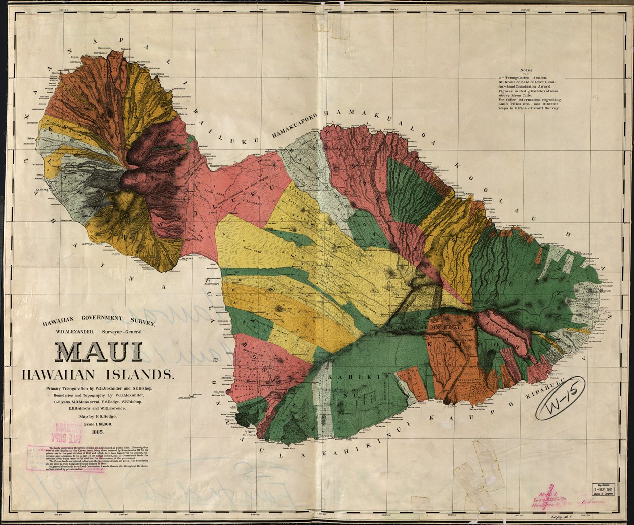 LC Hawaii - F. S.; Alexander Dodge