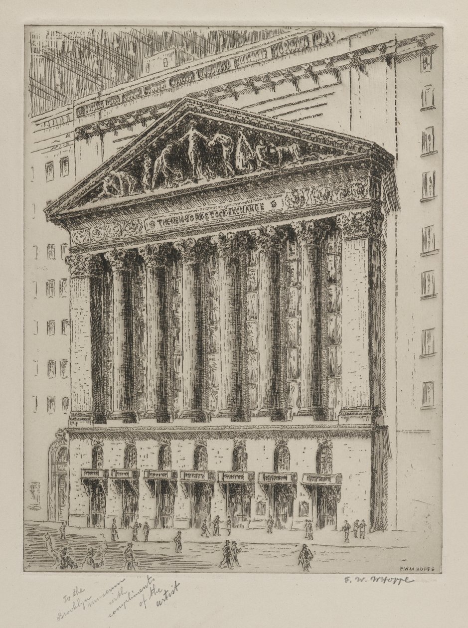 La Bourse de New York - F. W. W. Hoppe