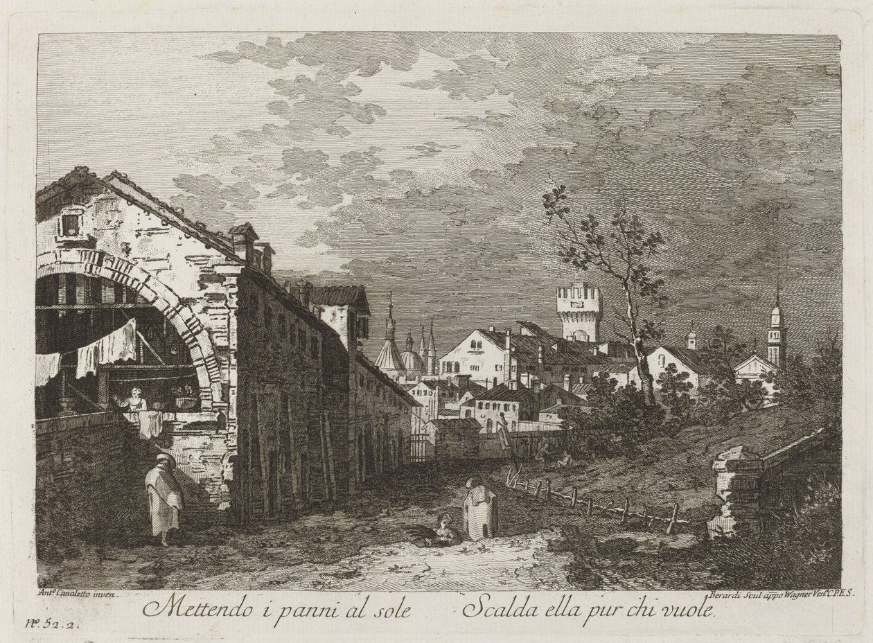 Mettendo i panni - Fabio Berardi after Canaletto