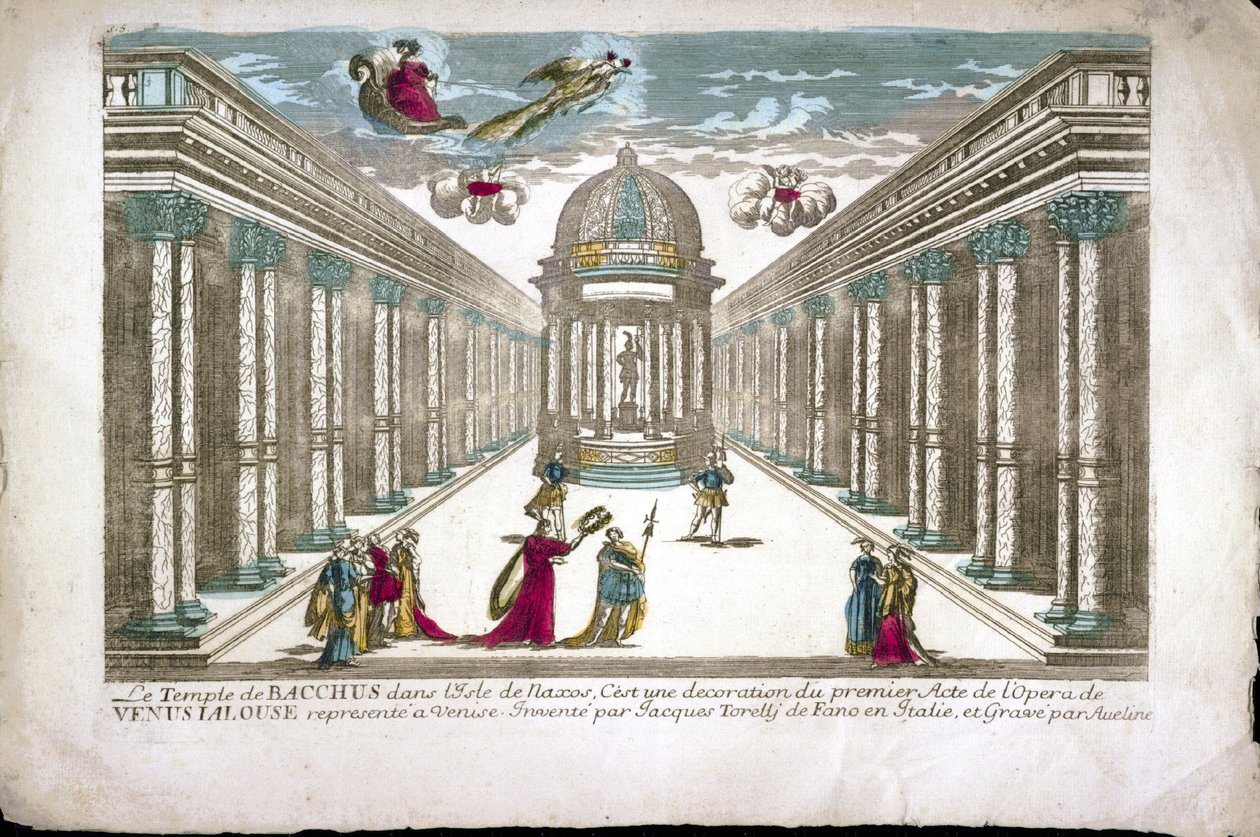 Le temple de Bacchus Illustration pour l
