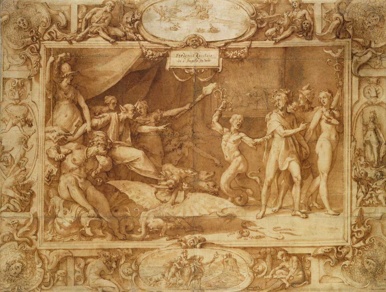 Apollon égaré, c.1572 - Federico Zuccaro
