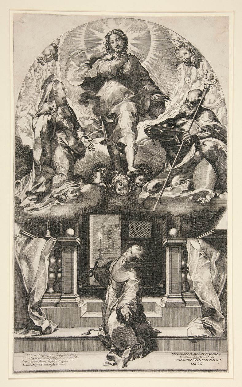 La Vision de Saint François (Il Perdono di San Francesco) - Federico Barocci