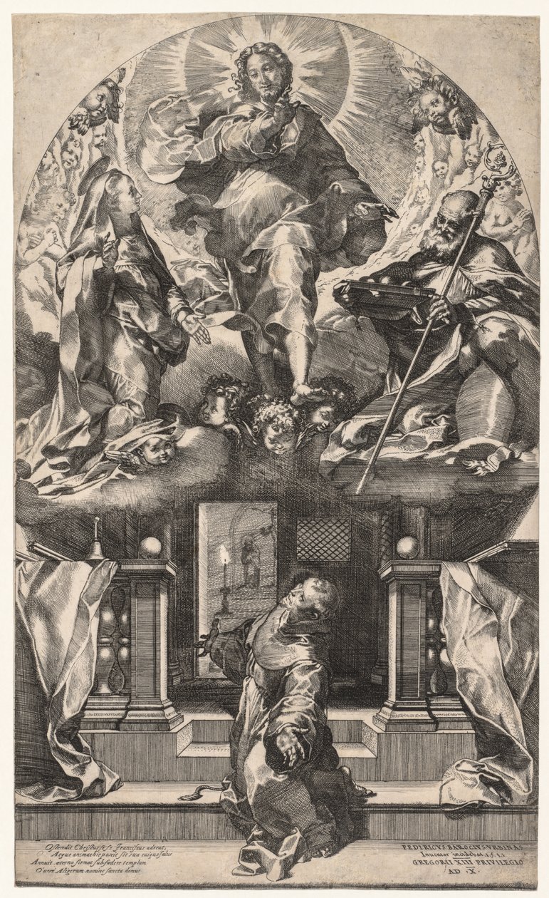 La vision de Saint François, 1581 - Federico Barocci