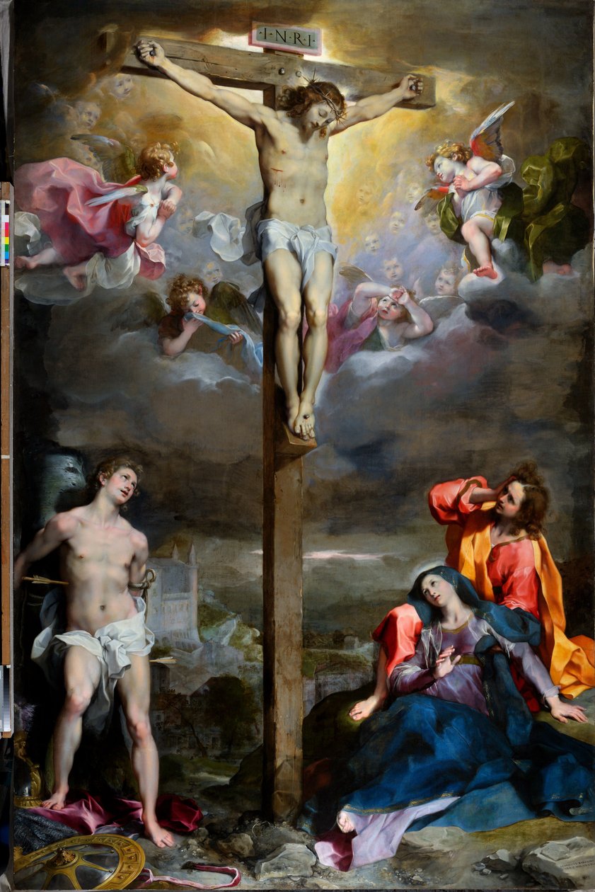 Crucifixion du Christ avec Notre-Dame, Saint Jean l