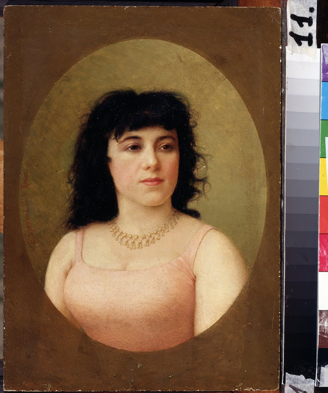 Portrait de la ballerine italienne Virginia Zucchi (1849-1930) - Fedor Andreevich Bronnikov