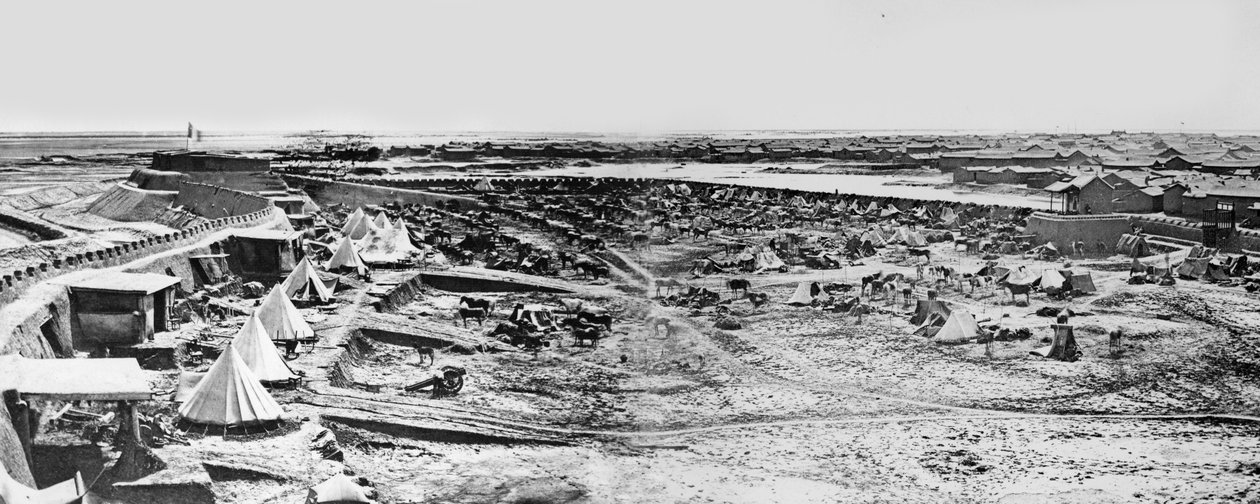Campement britannique aux forts de Taku, Chine, 1860 - Felice Beato