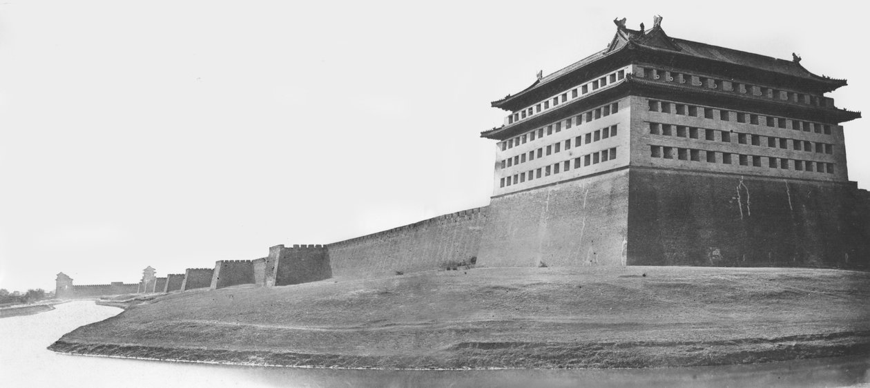 Coin nord-est du mur de Pékin, 1860 - Felice Beato