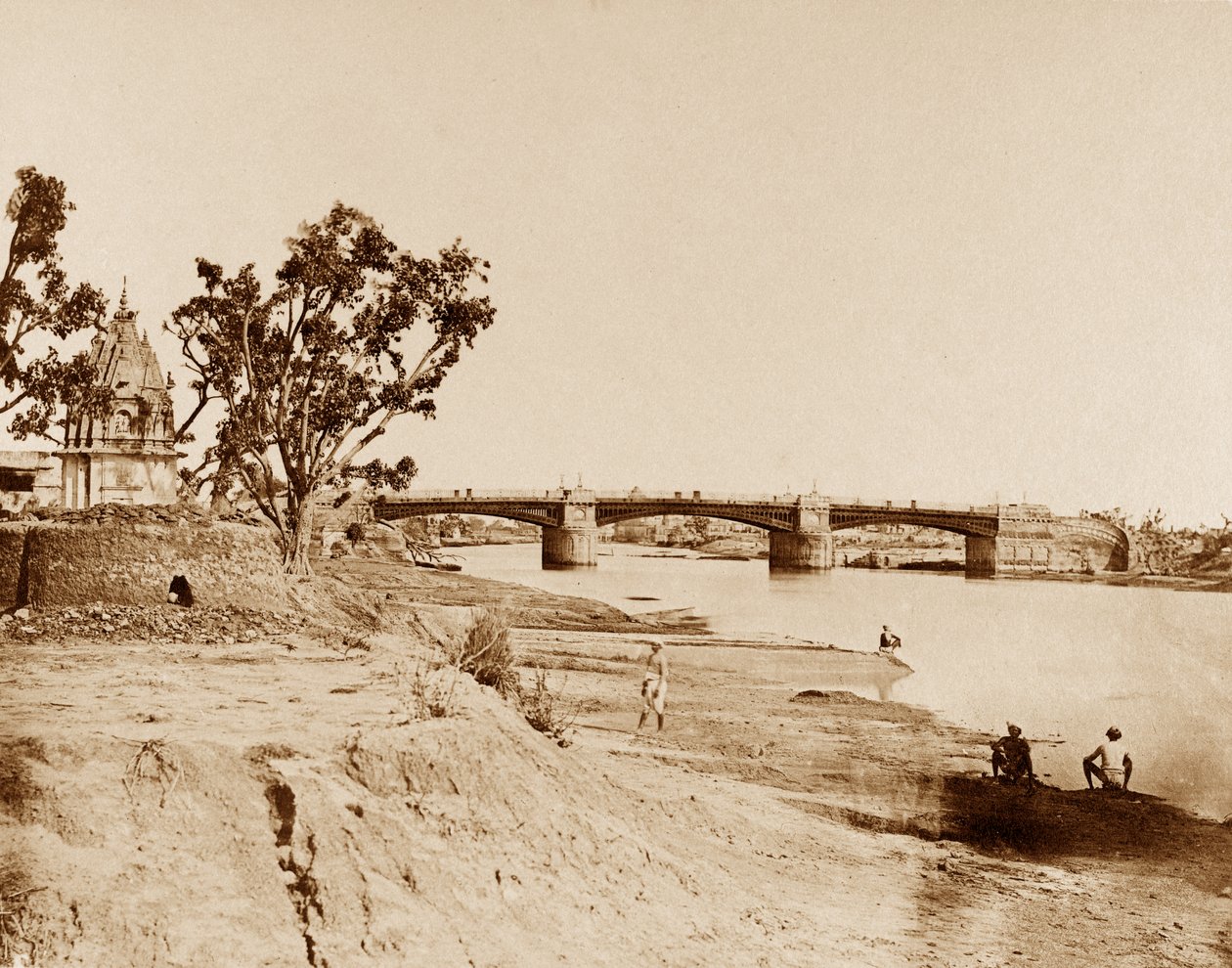 Le Pont de Fer, Lucknow - Felice Beato