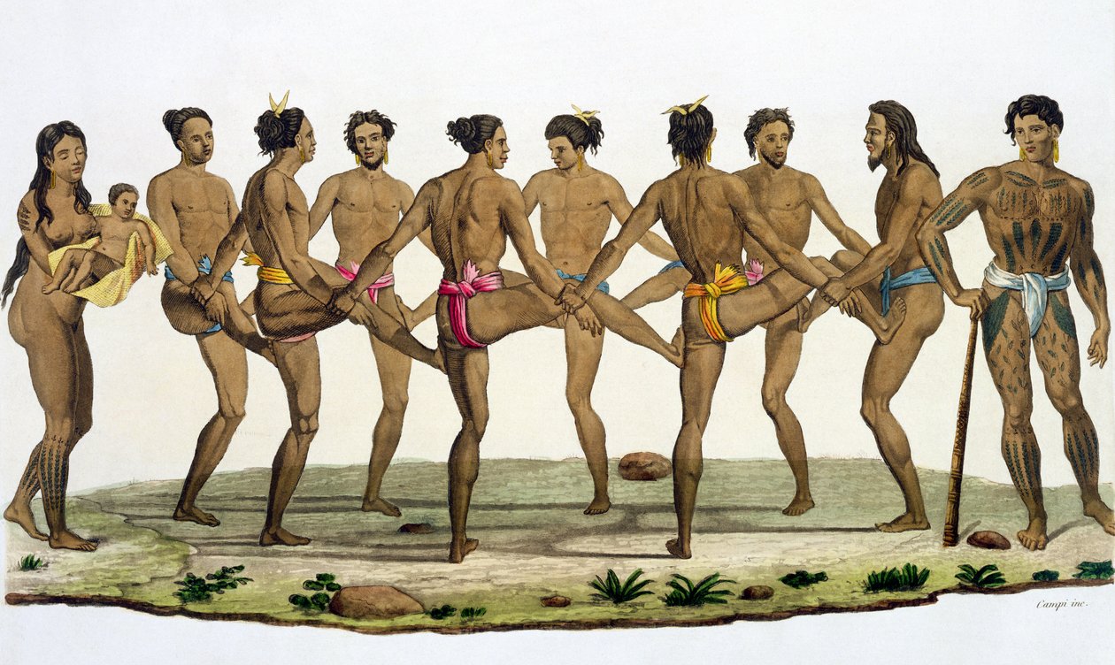 Danse des Insulaires Caroline, planche 22 de 