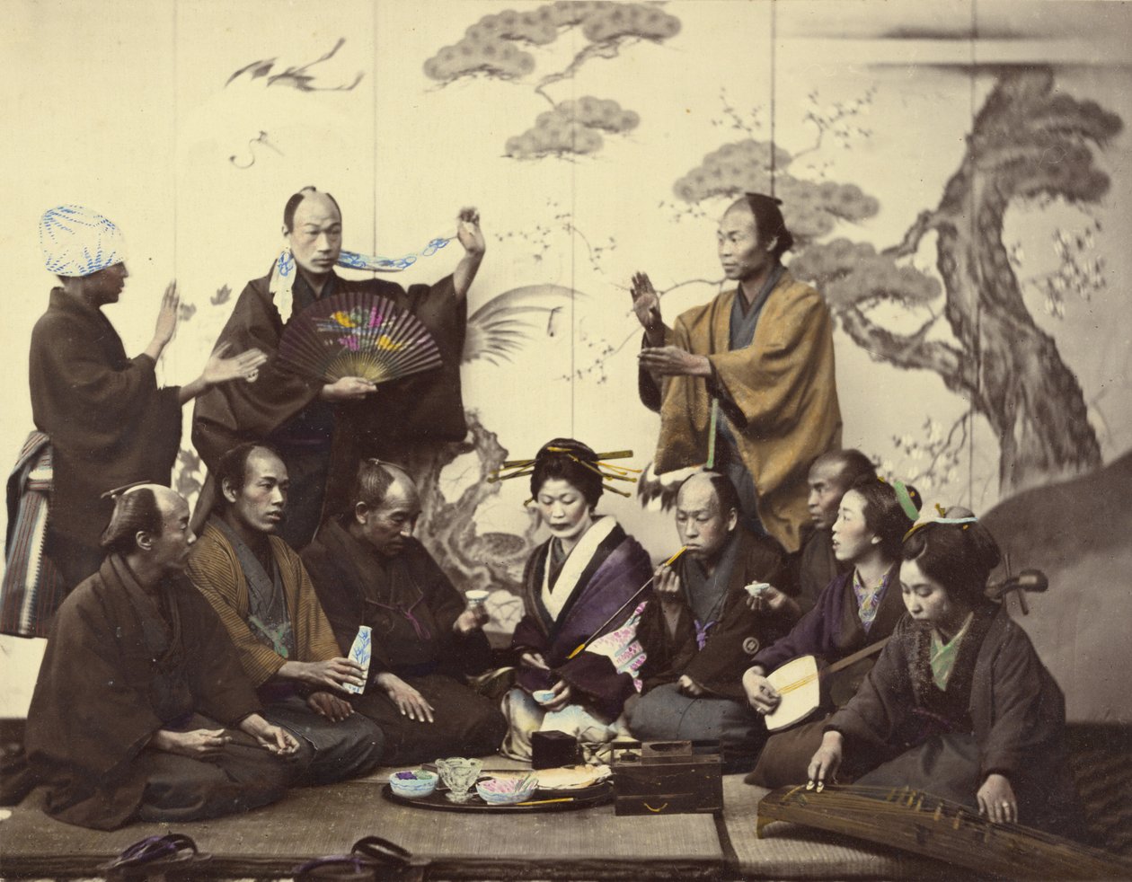 Un repas convivial - Felice Beato