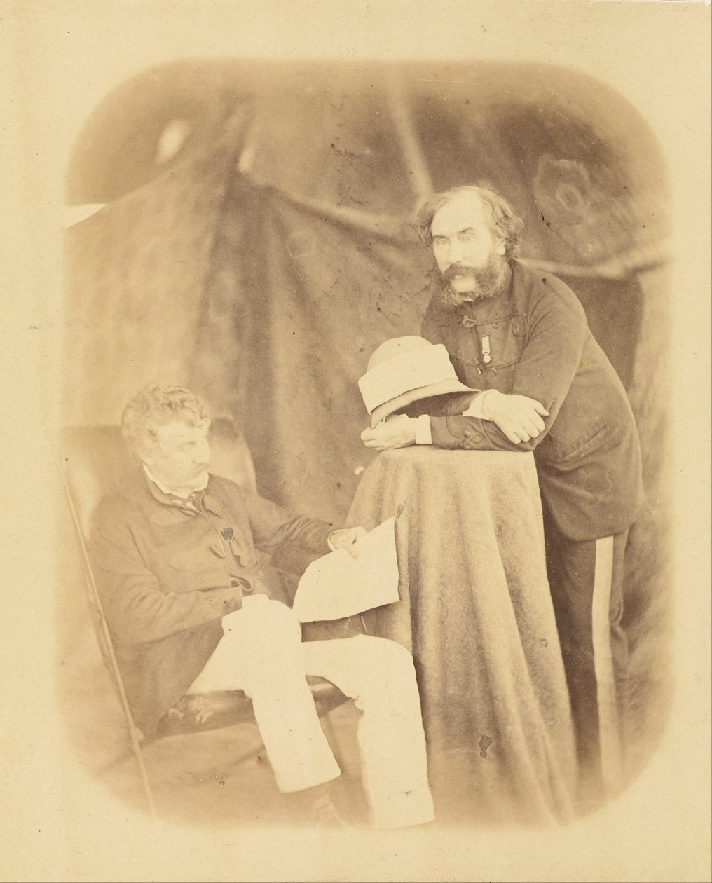 Colonel Harness, CB, et Colonel Yule - Felice Beato