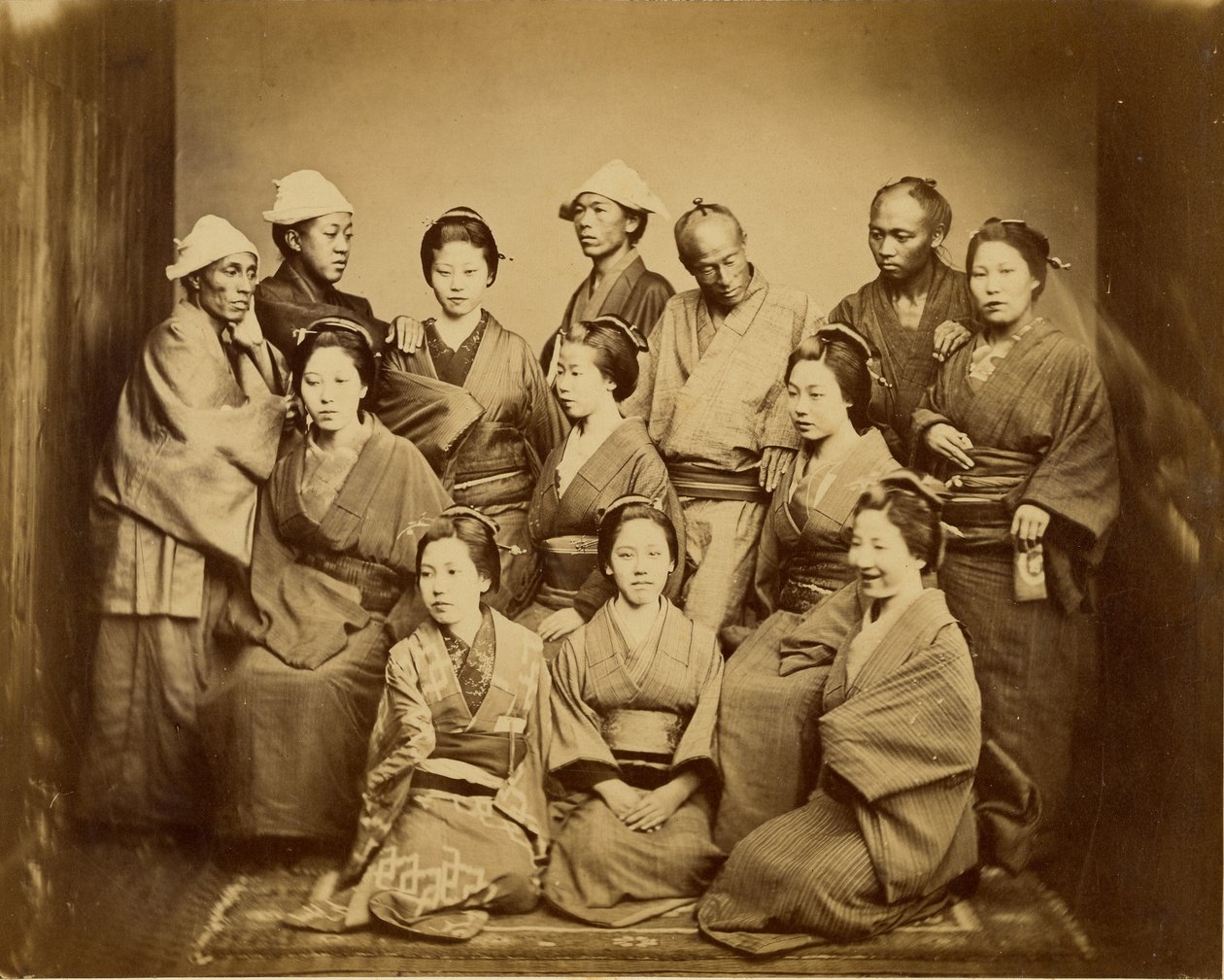 Famille japonaise - Felice Beato