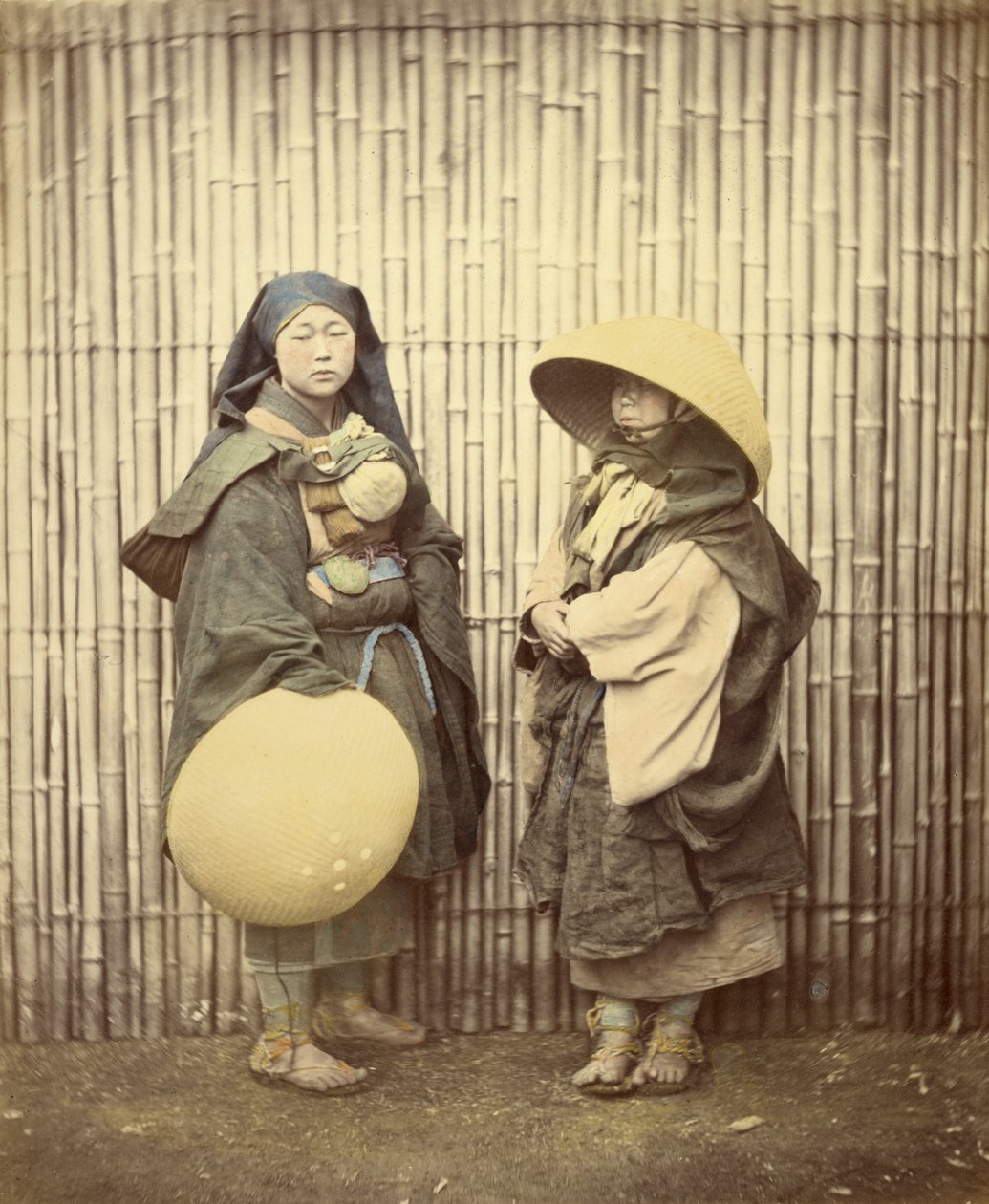 Une religieuse mendiante - Felice Beato