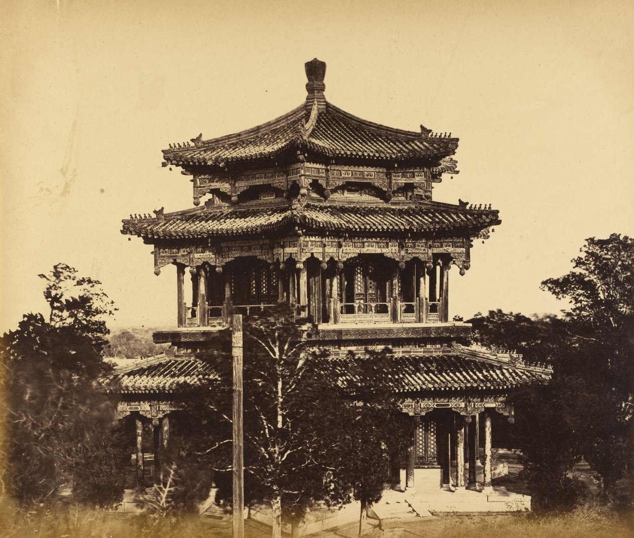 [Le grand palais impérial (Yuan Ming Yuan) avant l