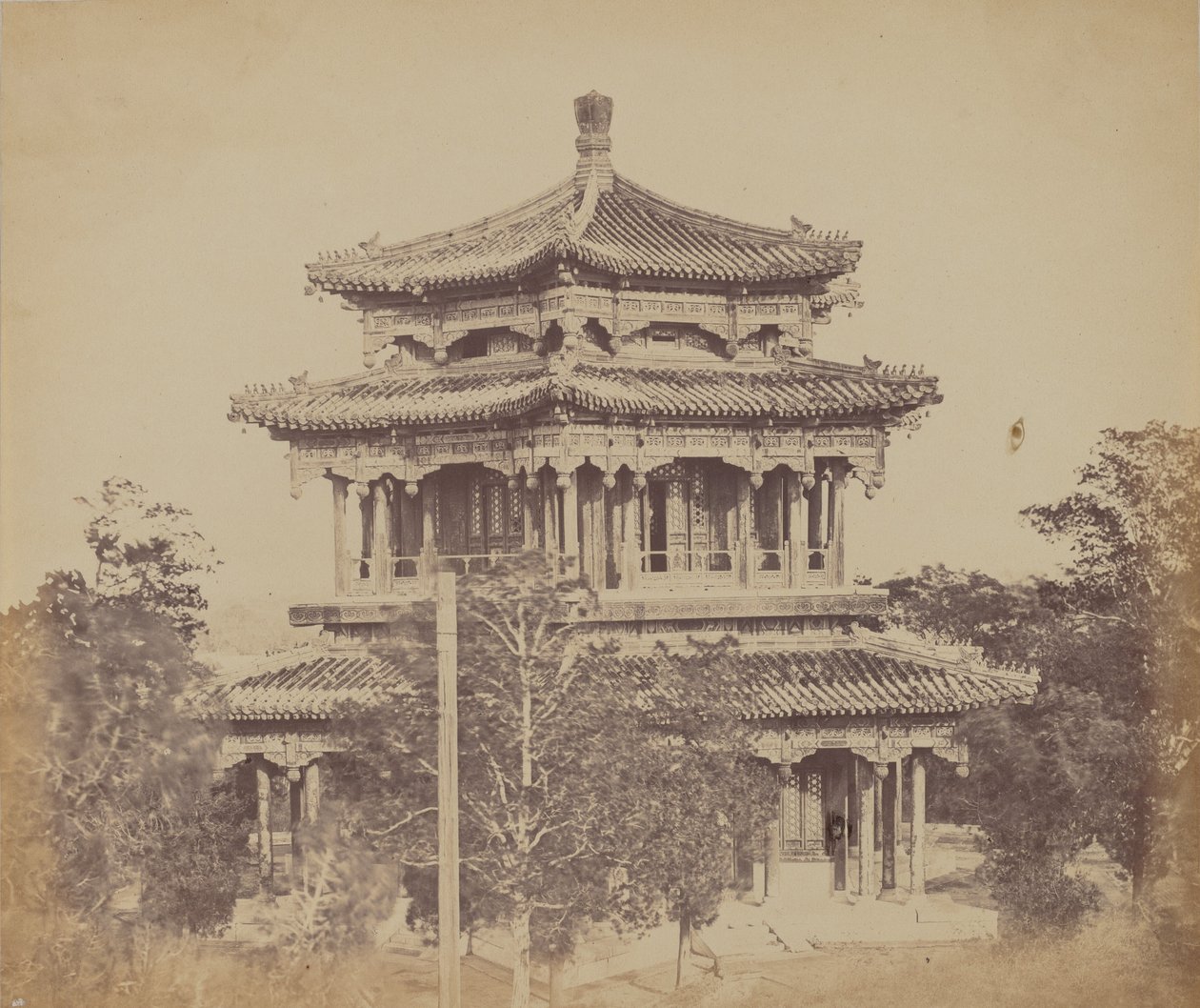 Le Grand Palais Impérial Yuen Min Yuen, Pékin, avant l