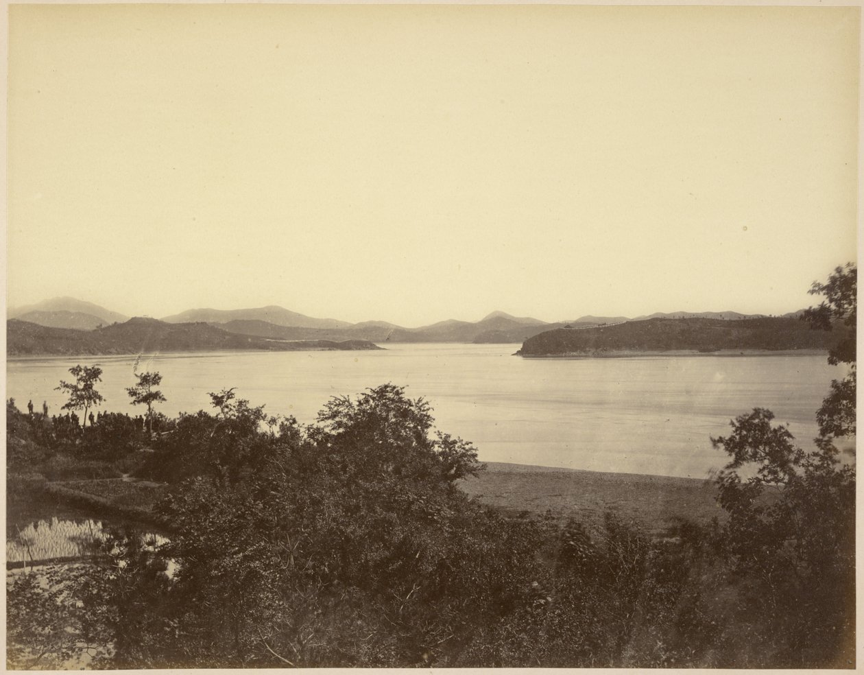 Vue du fort Monocacy avec le fort McKee au loin - Felice Beato