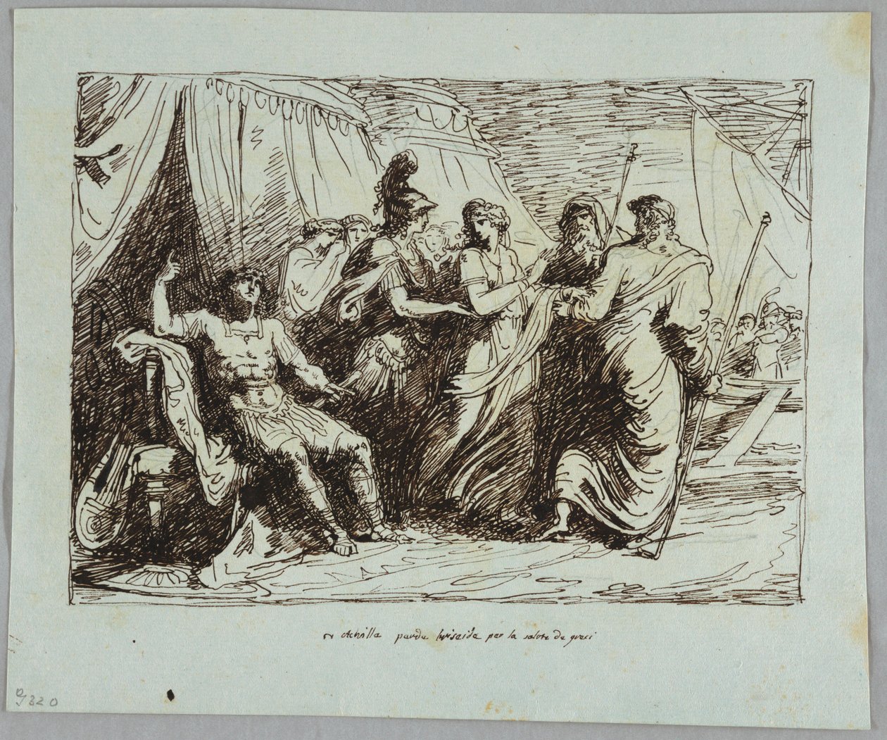 Achille cède Briséis - Felice Giani