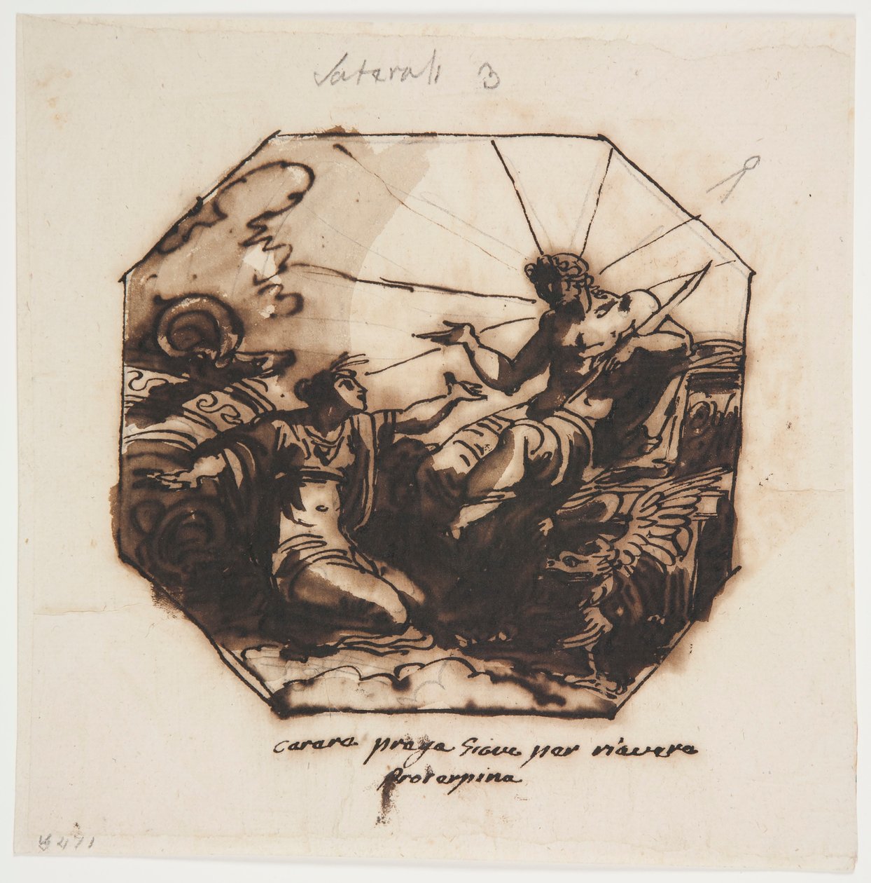 Cérès demande à Jupiter le retour de Proserpine - Felice Giani