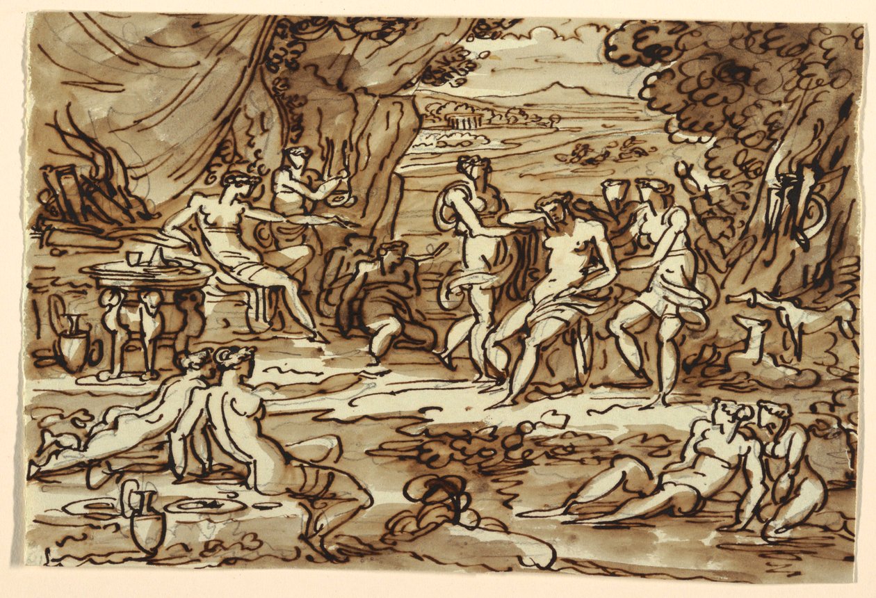 Diane et Callisto, salle à manger, Palazzo Rasponi, Ravenne - Felice Giani
