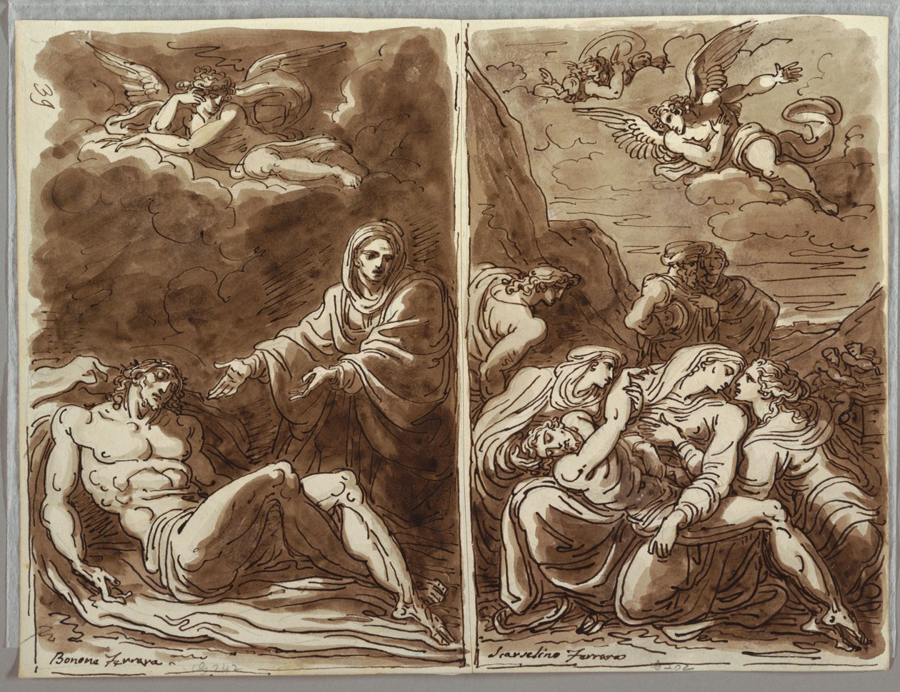 Lamentation sur le corps - Felice Giani