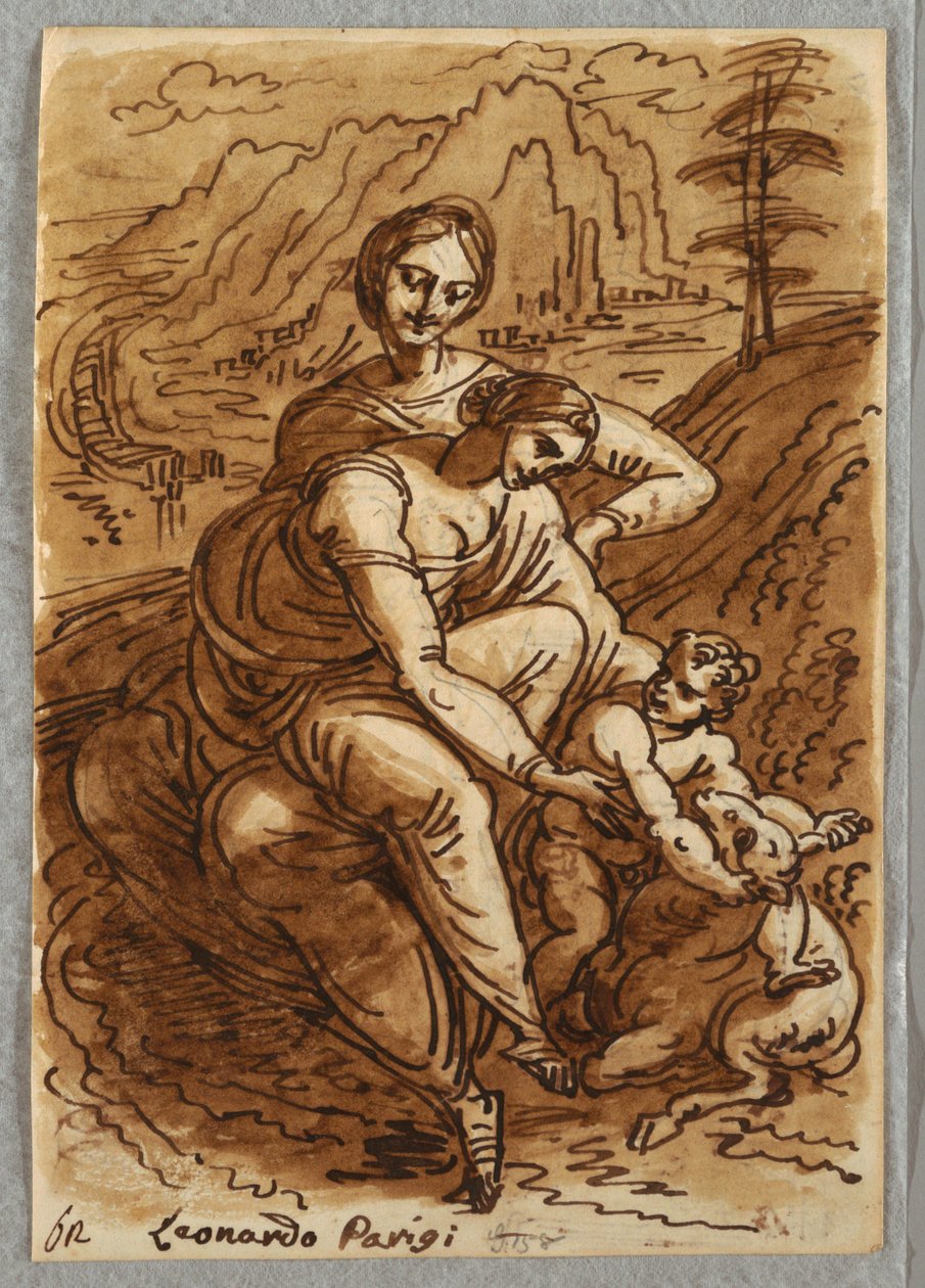 Madone et Enfant avec Sainte Anne et Agneau, d