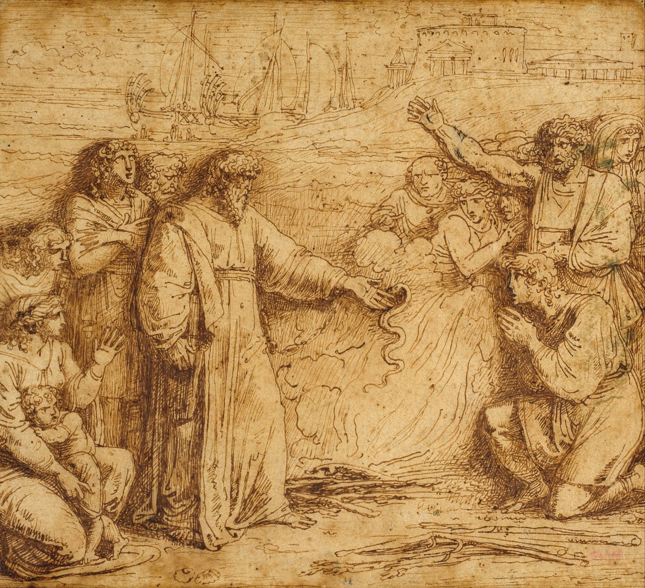 Miracle de Saint Paul - Felice Giani