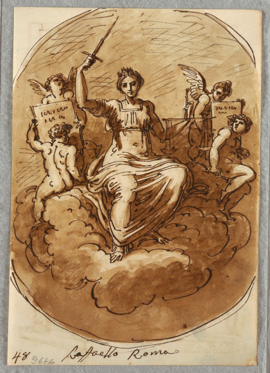 Personnification de la Justice - Felice Giani