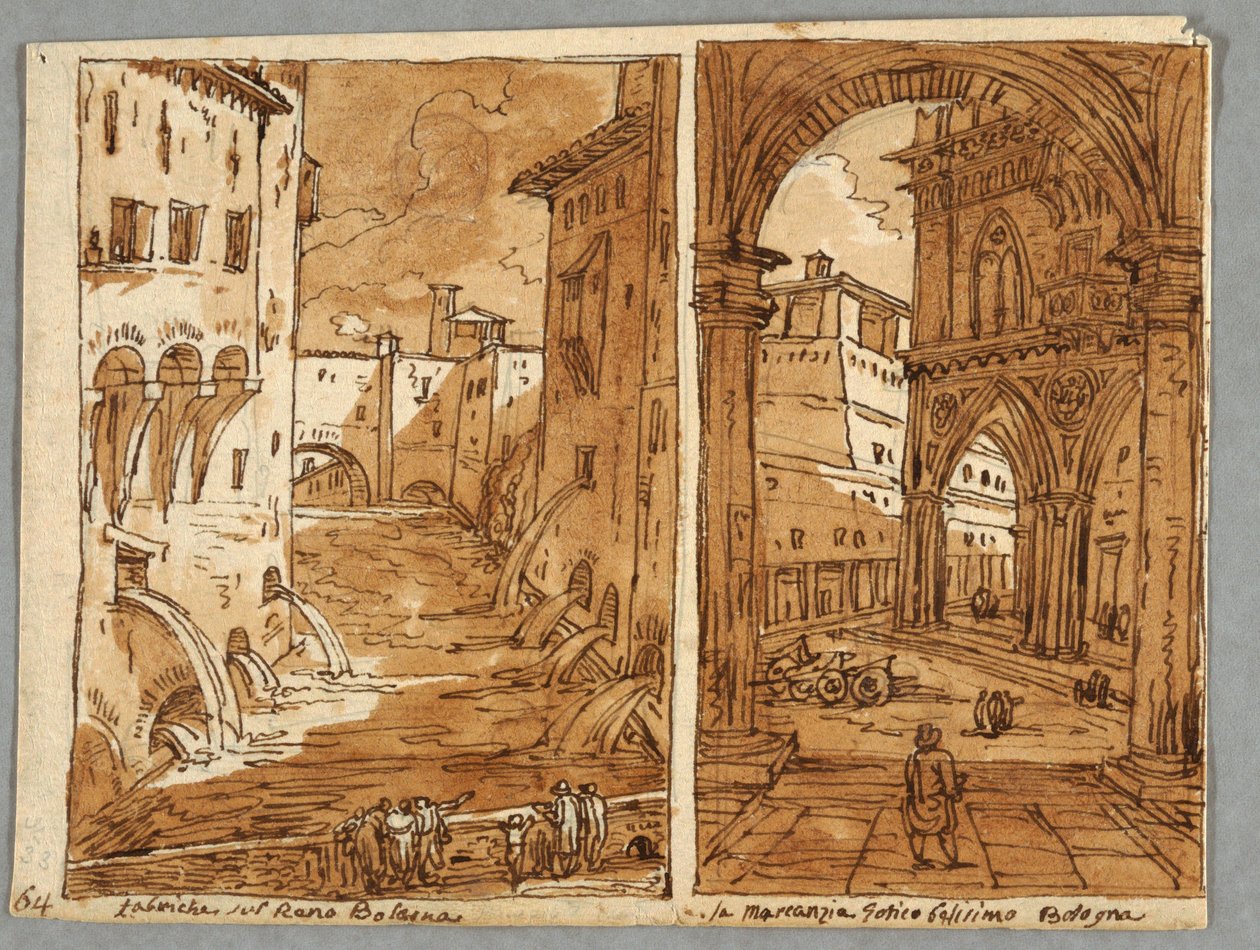 Page de carnet de croquis, Folio 64 : Étude d