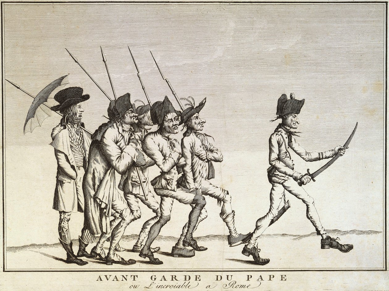 Soldats du Pape avant la bataille de Faenza - Felice Giani