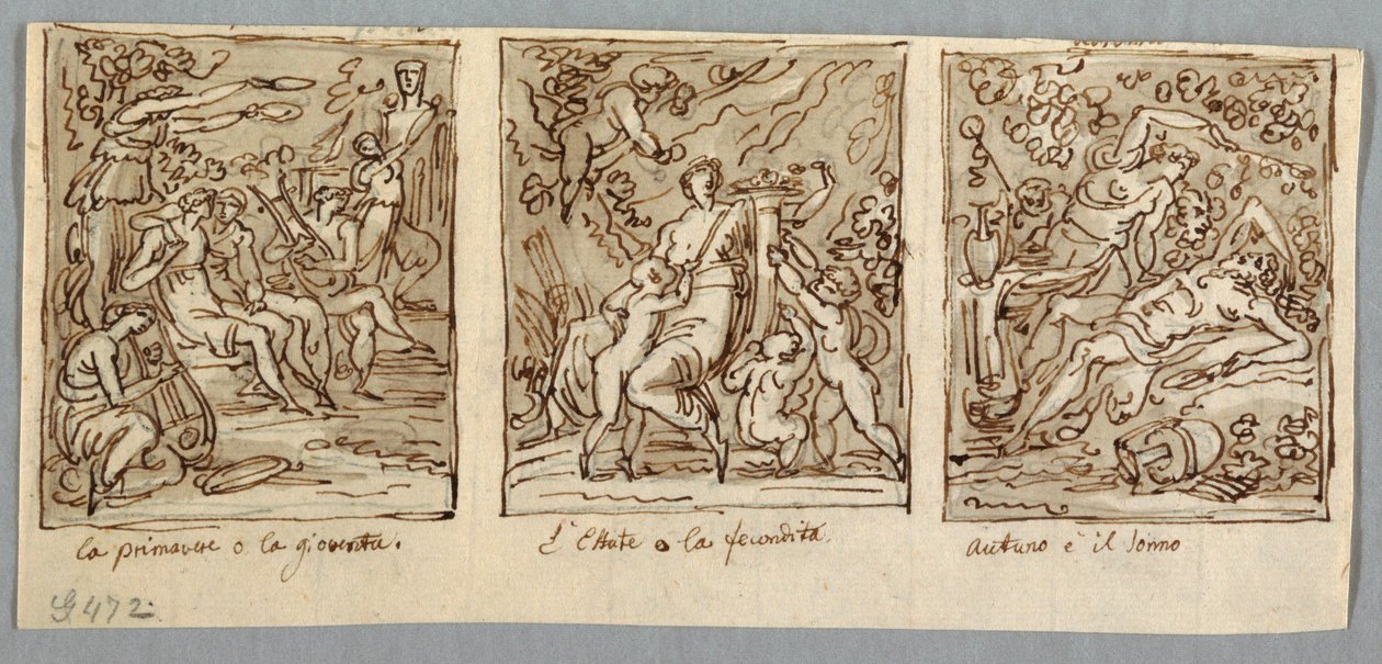Printemps, Été, Automne - Felice Giani