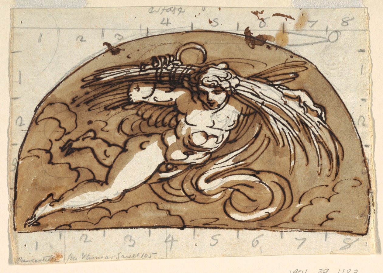 Été, Lunette pour plafond, Sala Ottagonale, Palazzo Milzetti, Faenza - Felice Giani