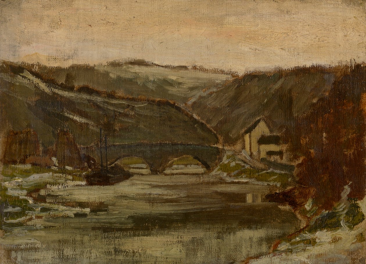 Pont sur la Lesse - Félicien Rops