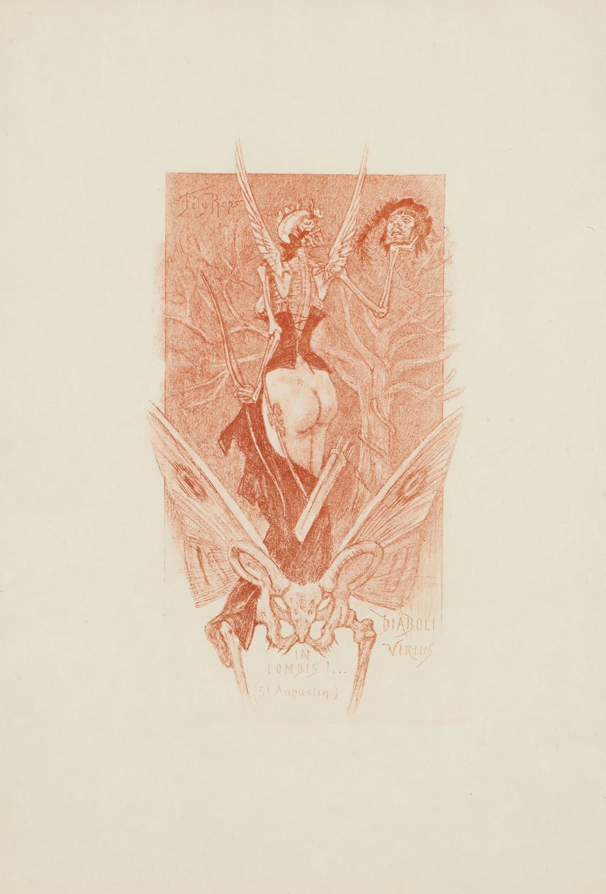 Diaboli Virtus in Lombis - Félicien Rops