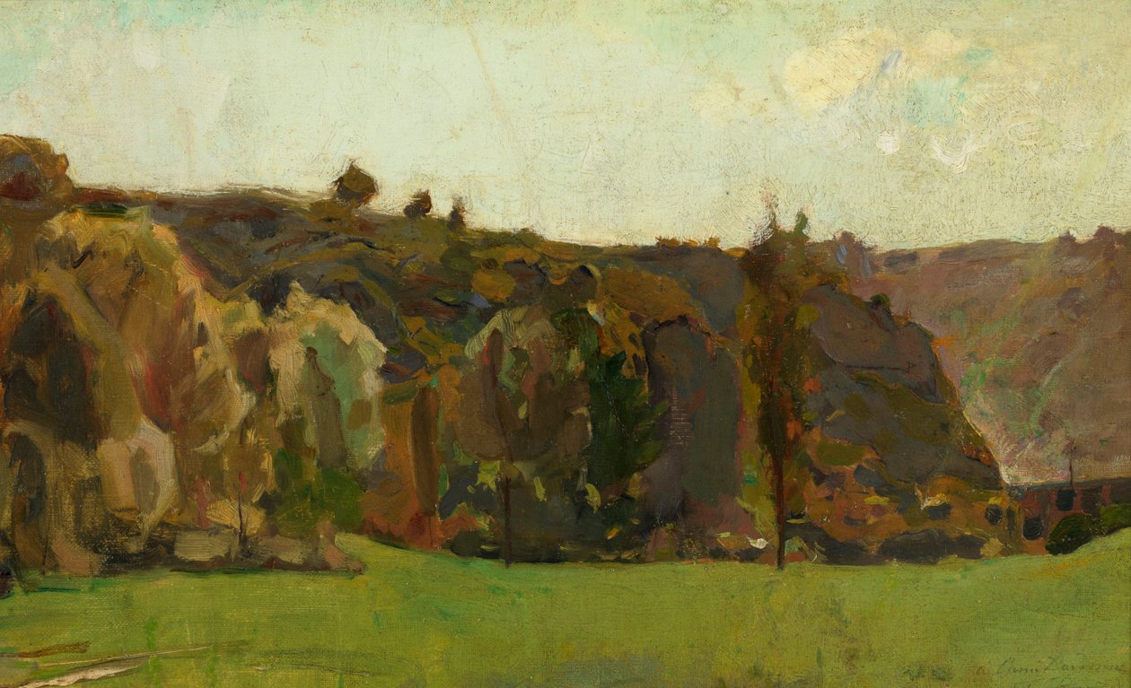 Paysage dans les Ardennes - Félicien Rops