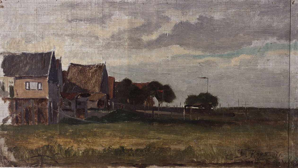 Paysage en Suède - Félicien Rops