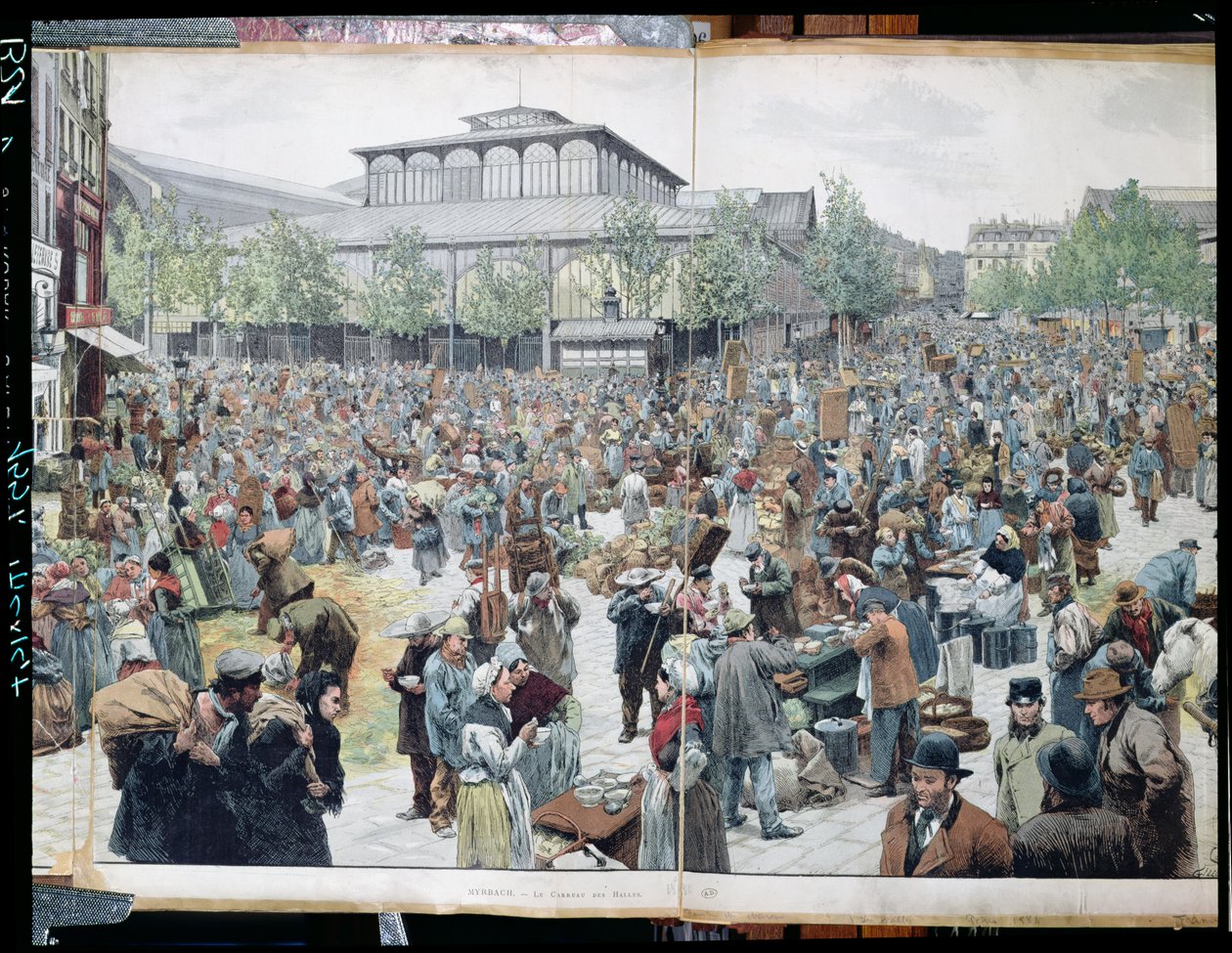 Vue des Halles, 1885 - Felicien baron de Myrbach Rheinfeld