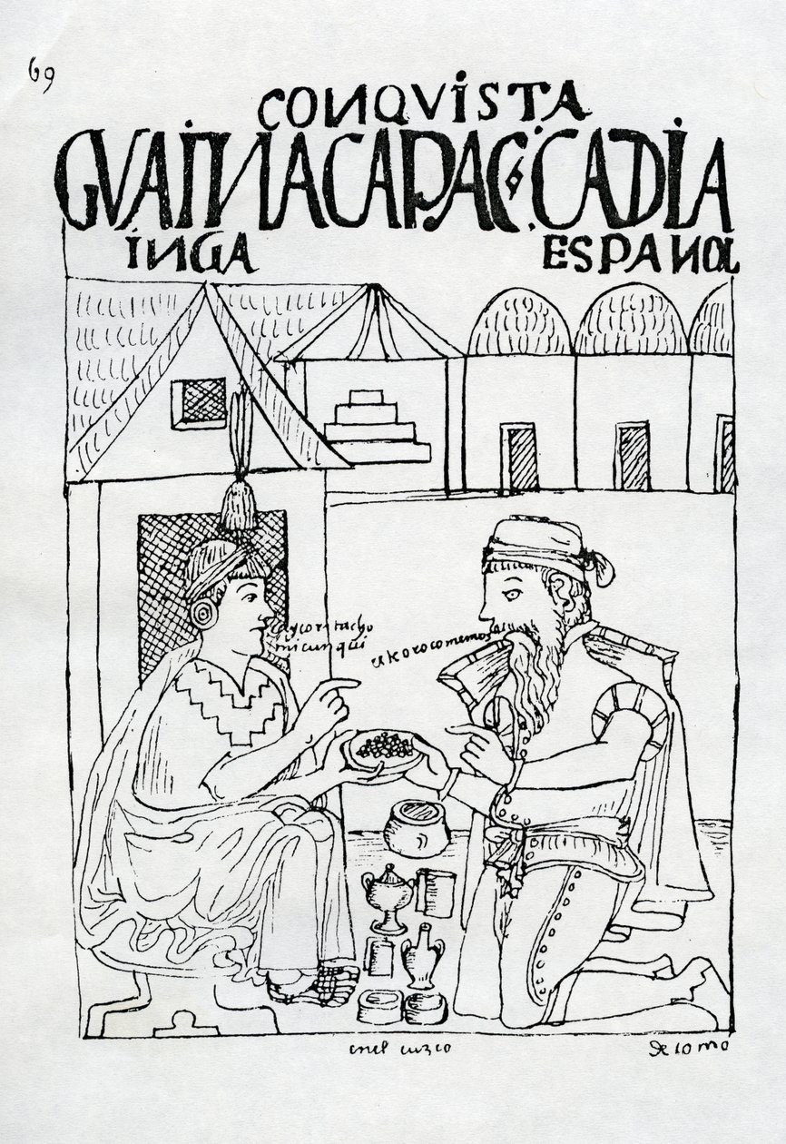 Un Inca demande à un Espagnol ce qu