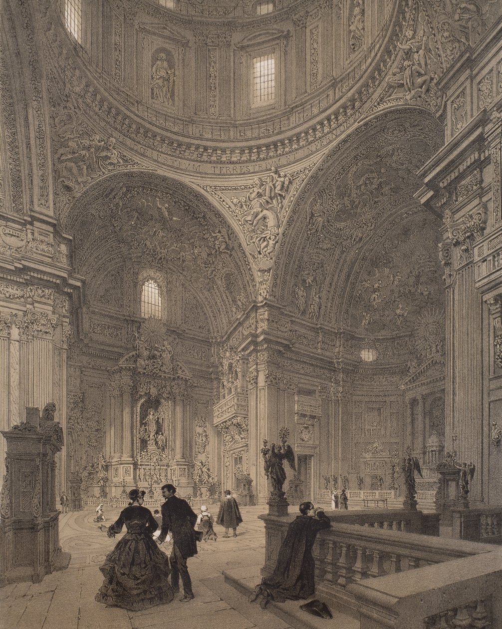 Chapelle de Saint Ignace de Loyola, Chiesa del Gesu, illustration de l