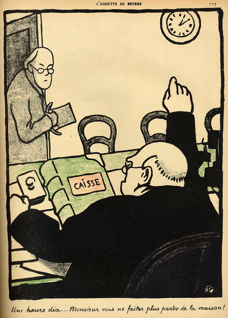 Un employeur licencie un de ses employés, de 