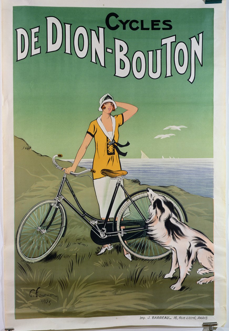 Affiche publicitaire pour les cycles 